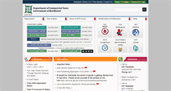 Desktop Screenshot of jharkhandcomtax.gov.in